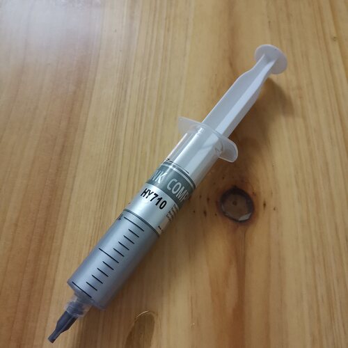 华能智研HY710针管银色导热膏CPU导热硅脂显卡散热系数3.17W 30克