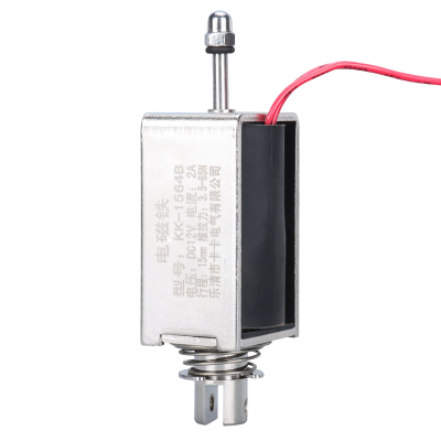 推拉式贯穿小微型电磁铁KK-0520B直流强力吸合开关0.2-5N行程5MM
