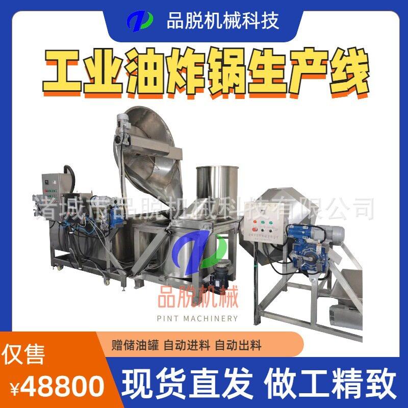 商用电加热油炸锅工业油炸机全自动休闲食品油炸炉天然气炸锅