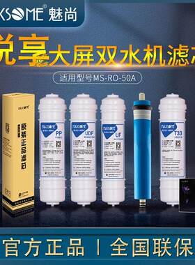 MAXSOME魅尚净水器双水机通用滤芯10寸韩式快接厨房过滤水垢