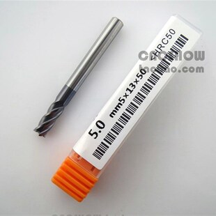 4刃平面50度立铣刀CARBIDE END MILLS 4F-5*6*13*50 HRC50