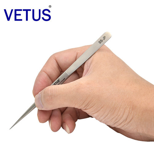 正品VETUS瑞士SS-JP高端超精密精品防磁不锈钢镊子 手机维修专用