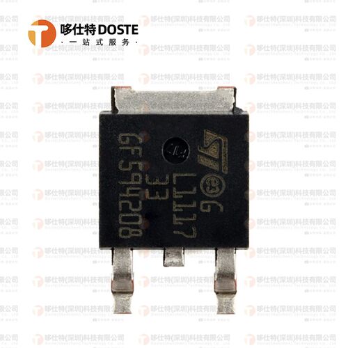 全新原装LD1117DT33TR低压差稳压器电源管理 IC TO-252-3封装
