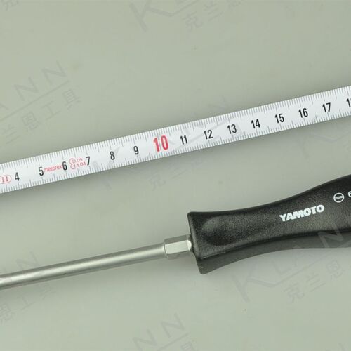 英国YAMOTO黑柄机工一字螺丝刀YMT-572-0840K 进口克伦威尔工具