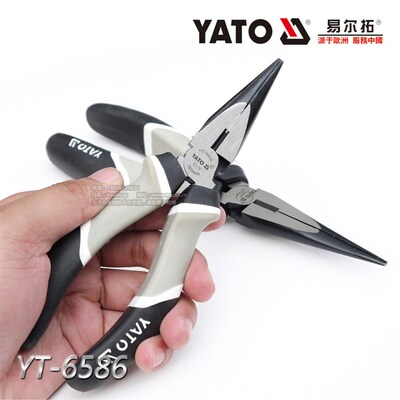 欧洲易尔拓6寸8寸偏心式省力尖嘴钳尖咀钳尖口钳YT-6586 6587