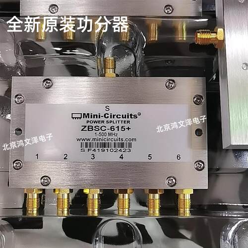 Mini-Circuits ZBSC-615+ 1-500MHZ 一分六功分器SMA全新原装正品