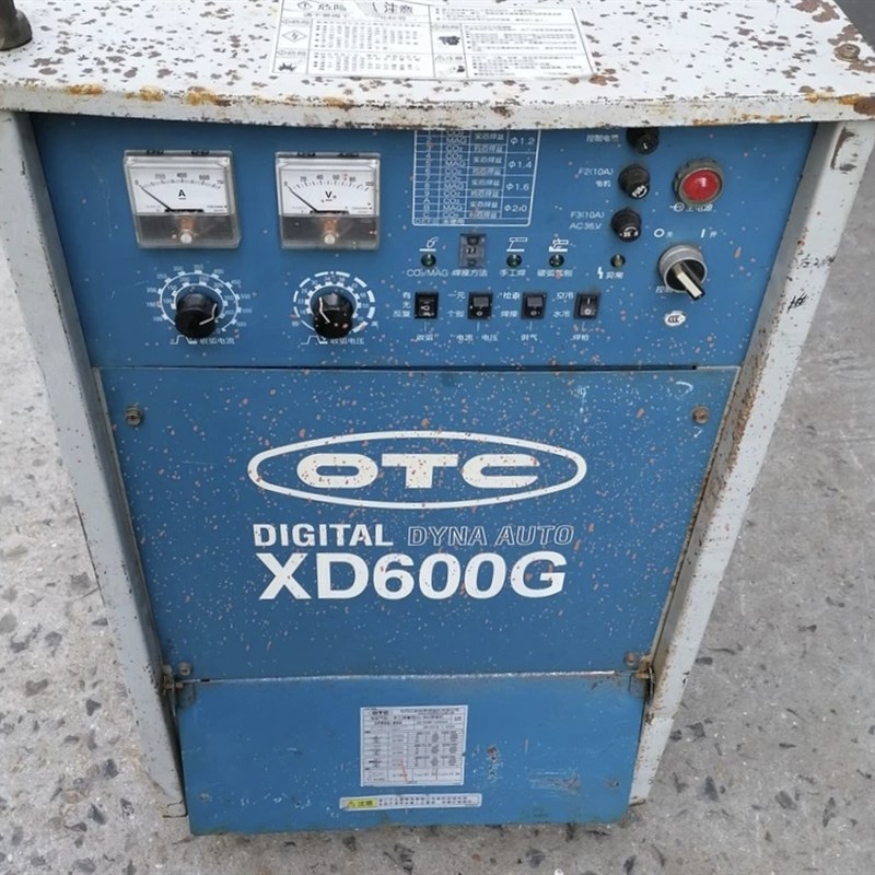 二手OTC XD600G气保焊机,可碳刨,可手焊,可气保焊,一机三用机