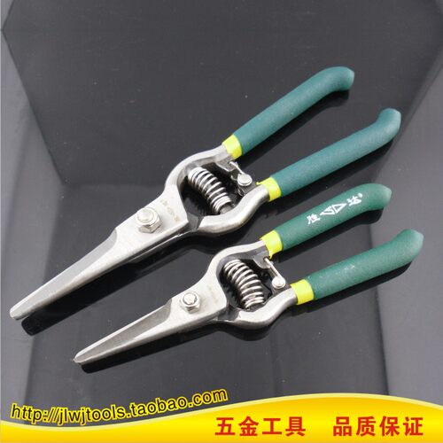 胜达工具 沾塑【直头树枝剪】园林剪/修枝剪/园艺采果剪刀 葡萄剪
