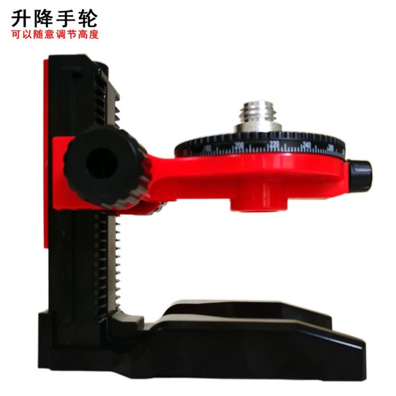 L型多功能支架 5/8"接口/超强磁铁吸附水平仪L型磁性壁挂架L