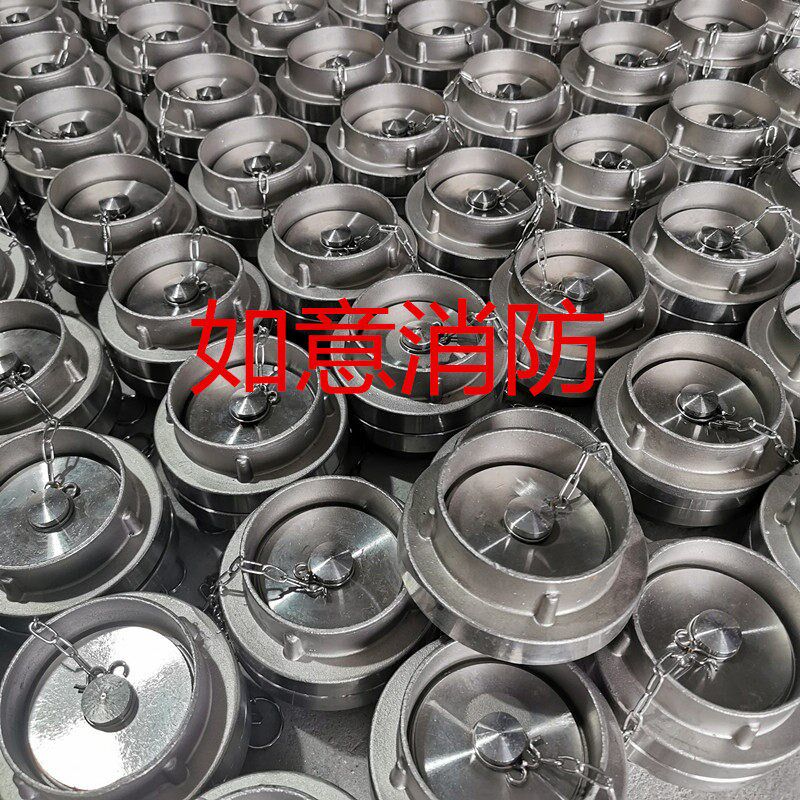 消防KM65 消防闷盖 船用管牙堵头2.5/2寸不锈钢 消防栓闷盖