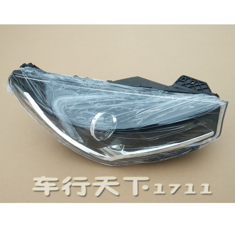 道爵领航者电动汽车前大灯前照灯 道爵领航者电动轿车车头照明灯
