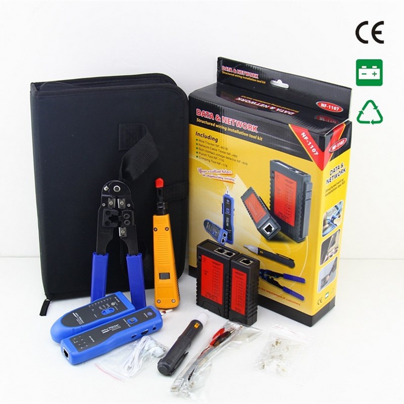 NF-1107精明鼠寻线仪 寻线器工具套装组 网络线路工程维修套装