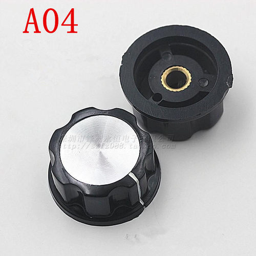 MF-A04 电位器旋钮 WH118/WX050等 胶木旋钮/帽子 铜芯 内孔6mm
