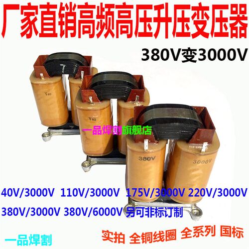 40V 380伏110v高频220V高压升压3000V变压器6000V引弧打火175V 75