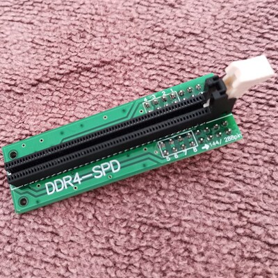 DDR4代内存转接座 用于SPD烧录器 SPD刷写器 内存烧录器转接座