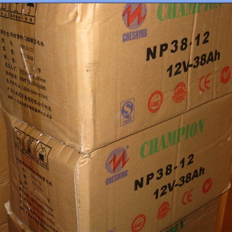 现货CHAMPION冠军NP38-12 12V38AH后备电源/船舶/直流屏电柜电池