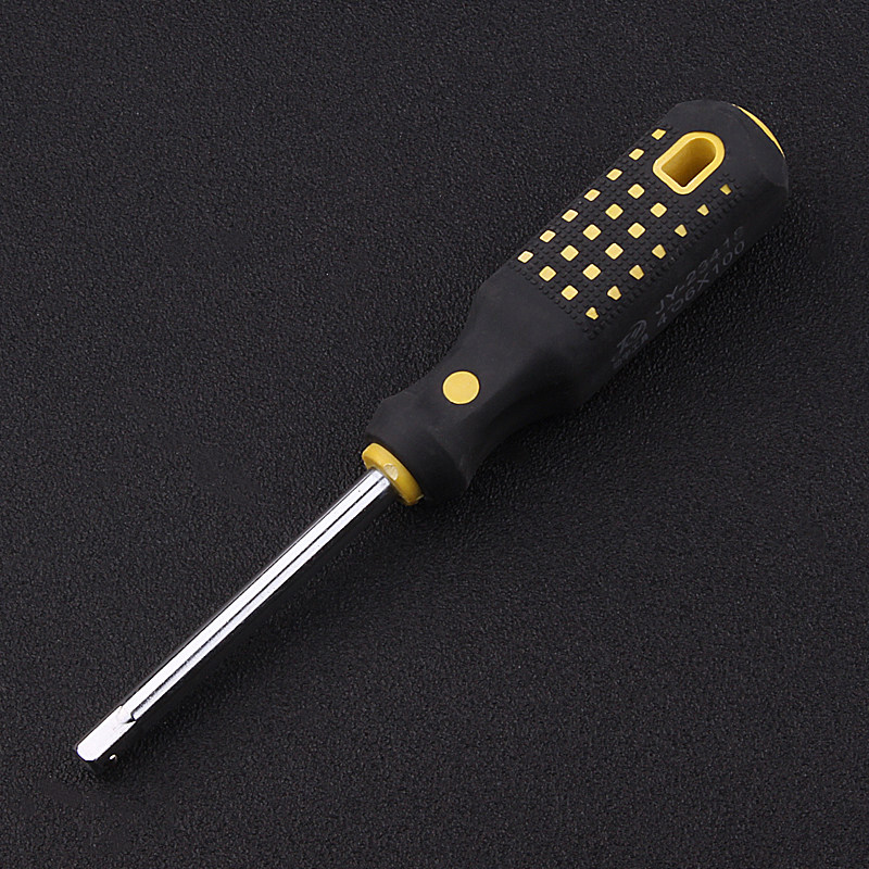 小飞手柄6.3mm旋柄1/4黑色小方杆连接杆加力旋具套筒扳手五金工具