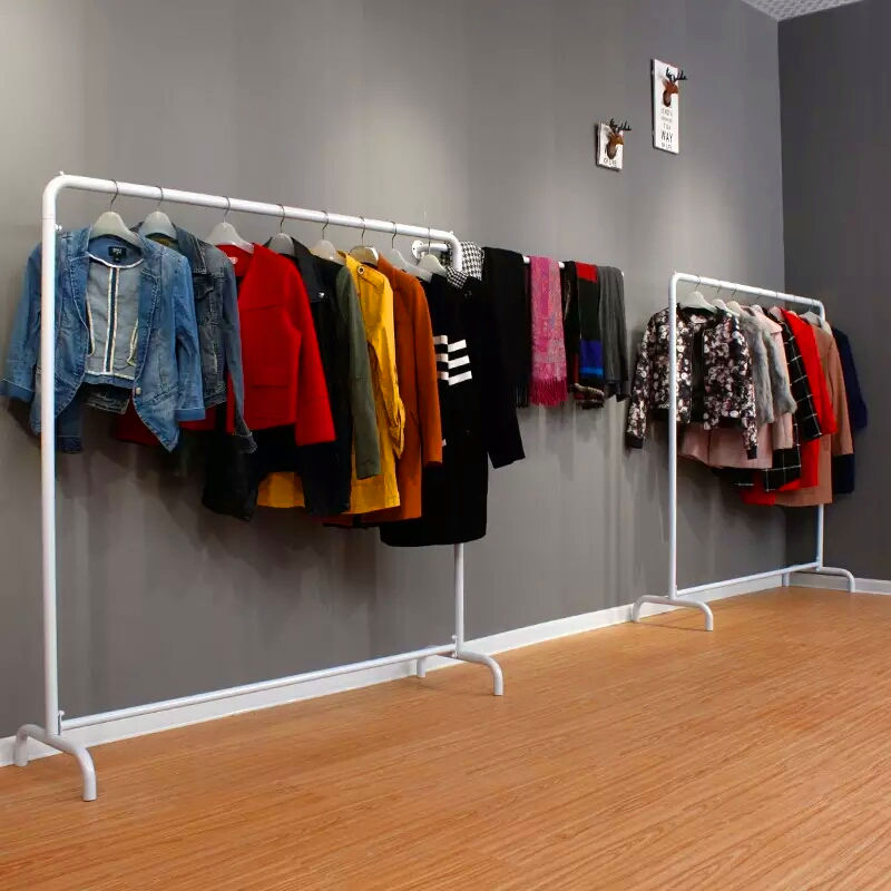 铁艺服装展示架落地中岛架服装店货架靠墙侧挂衣架童装挂衣架包邮