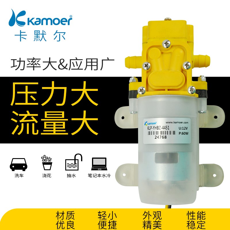 微型水泵电动隔膜泵小型抽水泵 家用增压泵12v高压喷雾小泵自吸泵