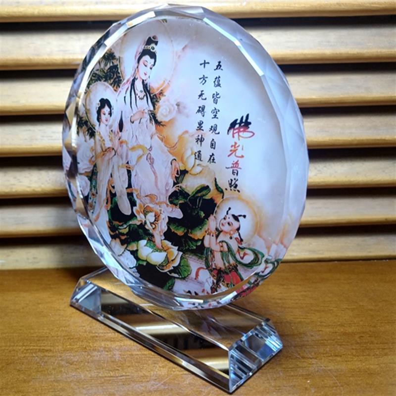 观音菩萨摆设纪念品收藏品礼物装饰品礼品工艺品水晶观世音摆件