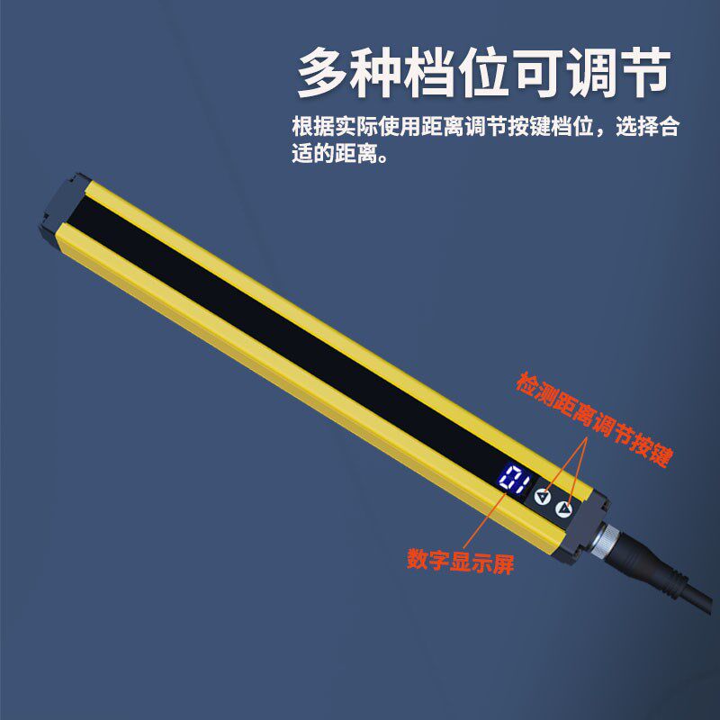单边反射光栅单根漫返光幕区域漫返光电漫反射光栅红外传感探测器
