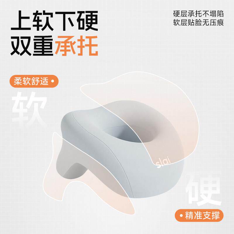 休午睡枕上软下硬办公室午趴睡午神器趴睡觉抱枕着成人学新升级-