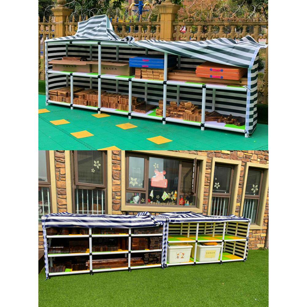 幼儿园玩具柜收纳架纳玩设备防雨体操垫VKF收架收纳户外户外具收
