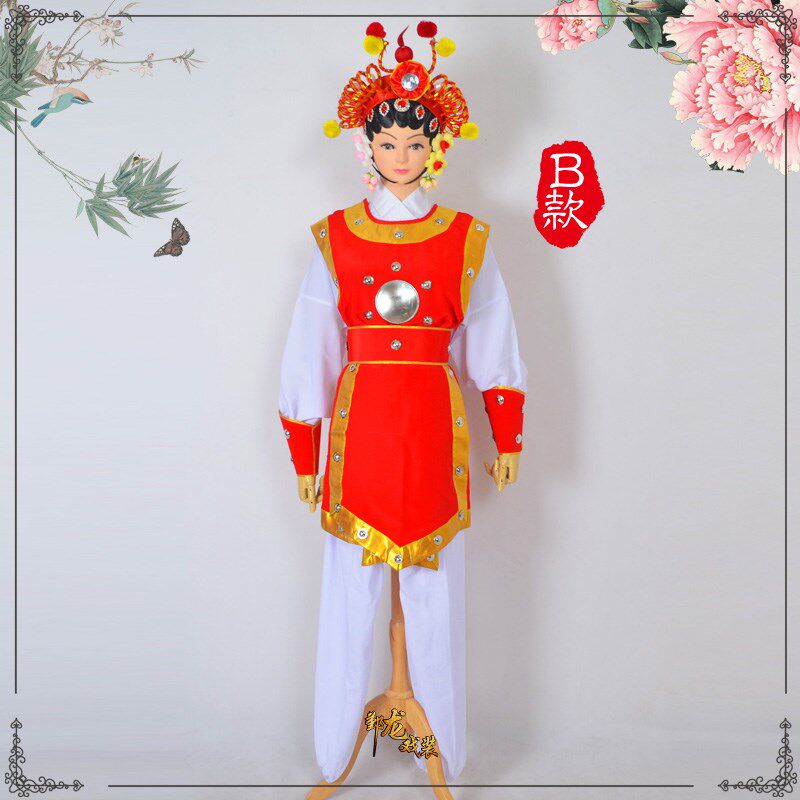 戏剧古装影视新款刀马旦武旦戏曲女兵衣舞蹈京剧越剧女兵衣