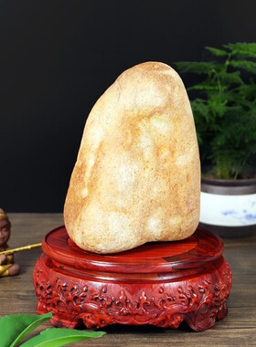 黑檀木水浪纹底座花瓶花盆摆件奇石头玉石佛像可旋转实木托架底托