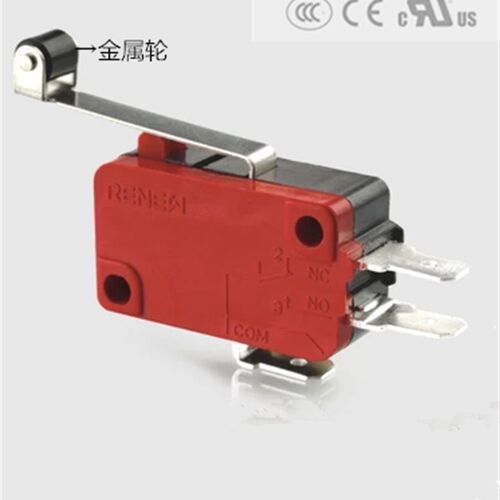 RENEW原装正品兰鸟微动开关 RV-166S-1C25滚轮杠杆型铜滚轮