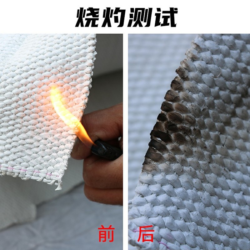 优质无尘石棉布耐高温挡火布隔热防火石棉布排气管隔热布带防火帘
