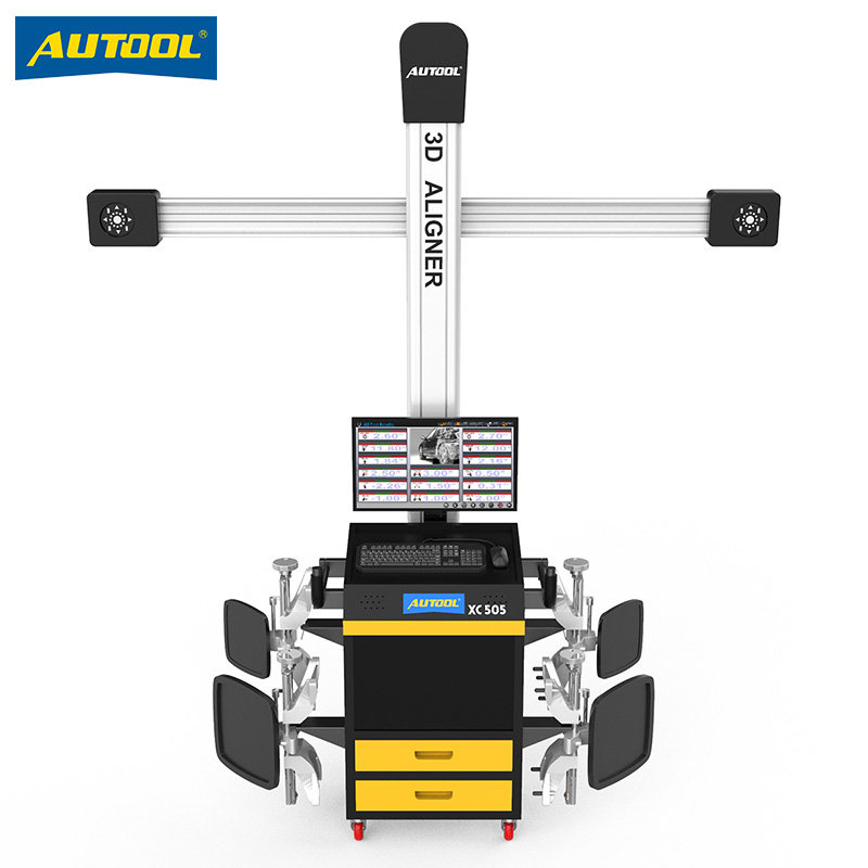 AUTOOL 3D四轮定位仪汽车4S店汽修厂高精度保养底盘检测维修工具