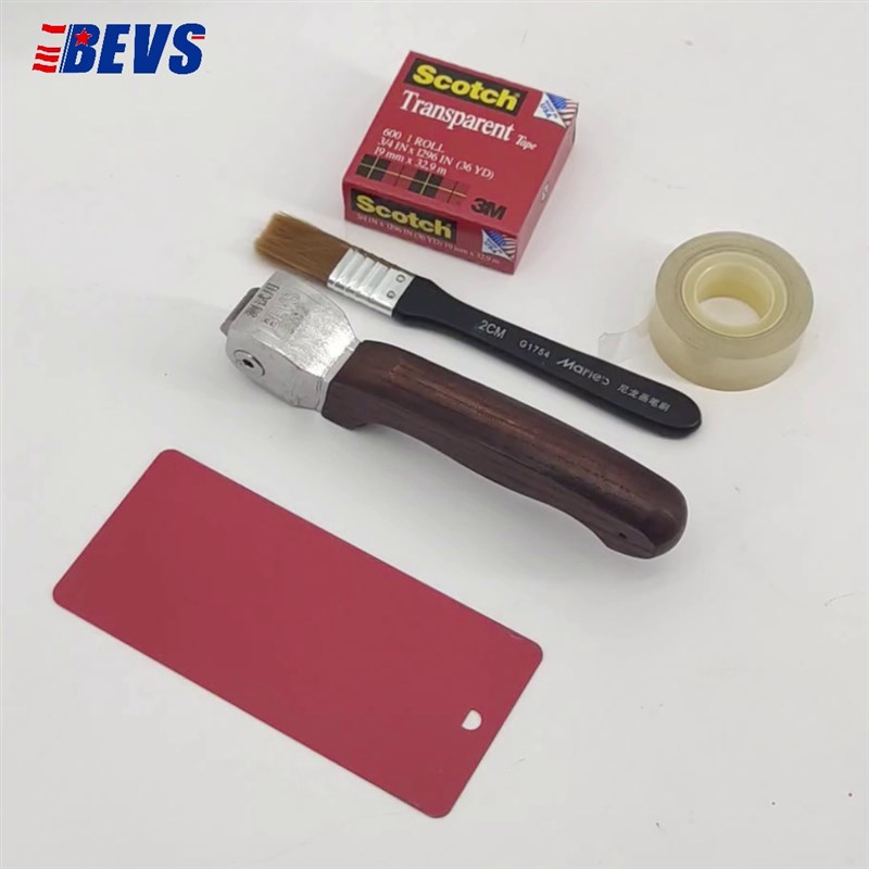 BEVS 2202漆膜划格器/百格刀/涂层附着力测试仪/十字划格