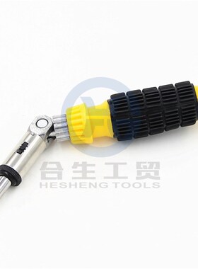 特价黄色可变向棘轮正反转1/4螺丝刀手柄接杆 6.35mm拧批头工具