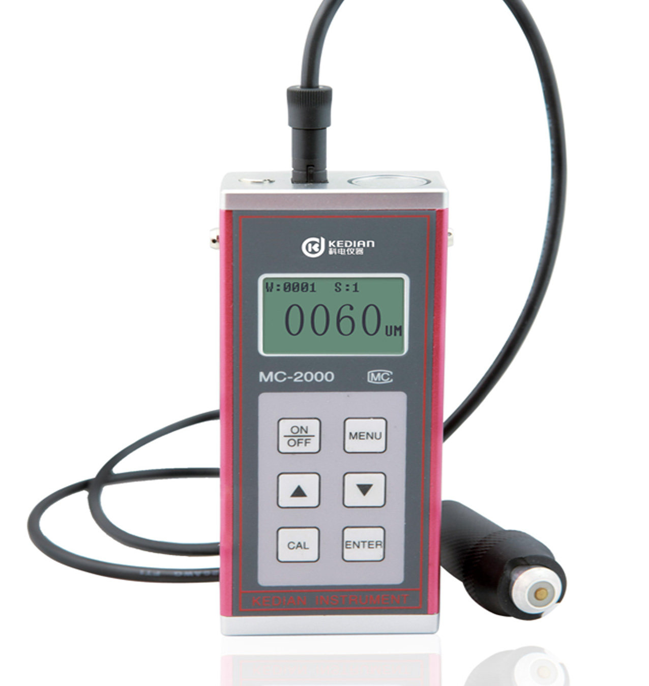 济宁科电MC-2000A/涂层测厚仪/镀层测厚规/铁基0~1200um