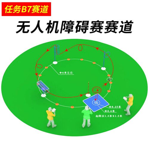 适用全国青少年无人机障碍赛赛道多轴无人机任务赛道训练穿越圈标