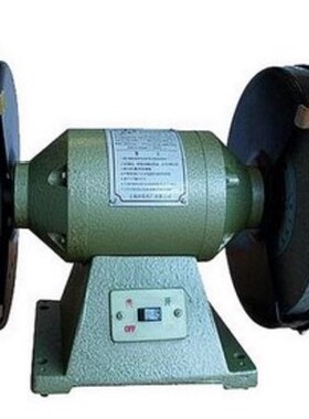 正品上海砂轮机厂 三棱牌 台式砂轮机 MQ3220 200MM 380V 磨光机
