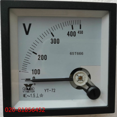 65T666 指针 交流电压表 YT72-450V 450V YT-72 72T1 SQ-72