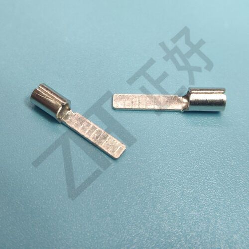 DBN2-10片形裸接线端子2.5冷压端头插片接头紫铜线耳线鼻子1000只
