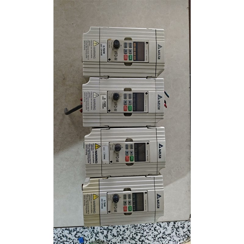 台达vfd-m变频器四台打包0.75kw功能包好