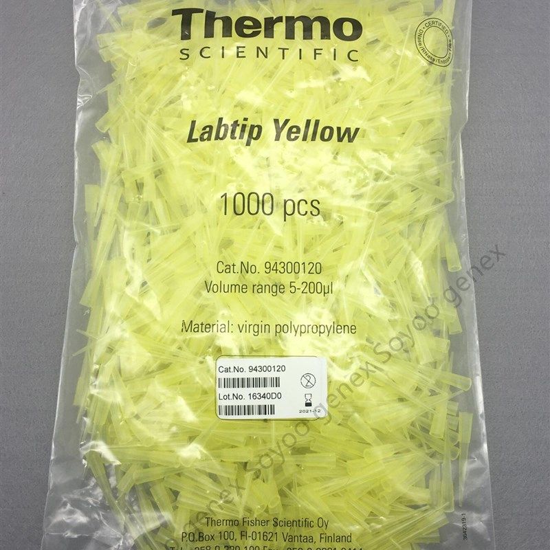 Thermo 200ul吸头 管嘴 1000根/包 Labtip 94300120 无DNA RNA