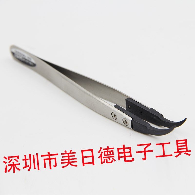 日本工程师engineer防静电精密弯镊子PTZ-41/42/43耐温镊子正品