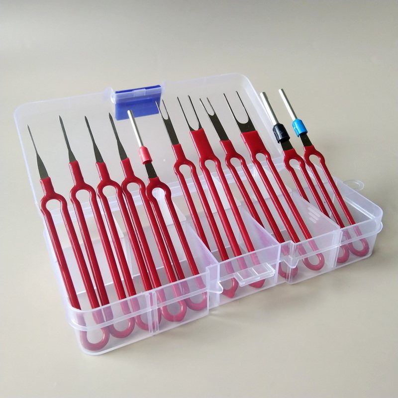 ATX电源5557端子退针器电脑CPU显卡24P8芯模具块拆卸线束推针工具图片