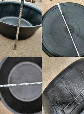 牛筋皮泥工泥槽灰盆灰槽特厚泥水匠砂浆工具胶盆大号建筑水泥盆