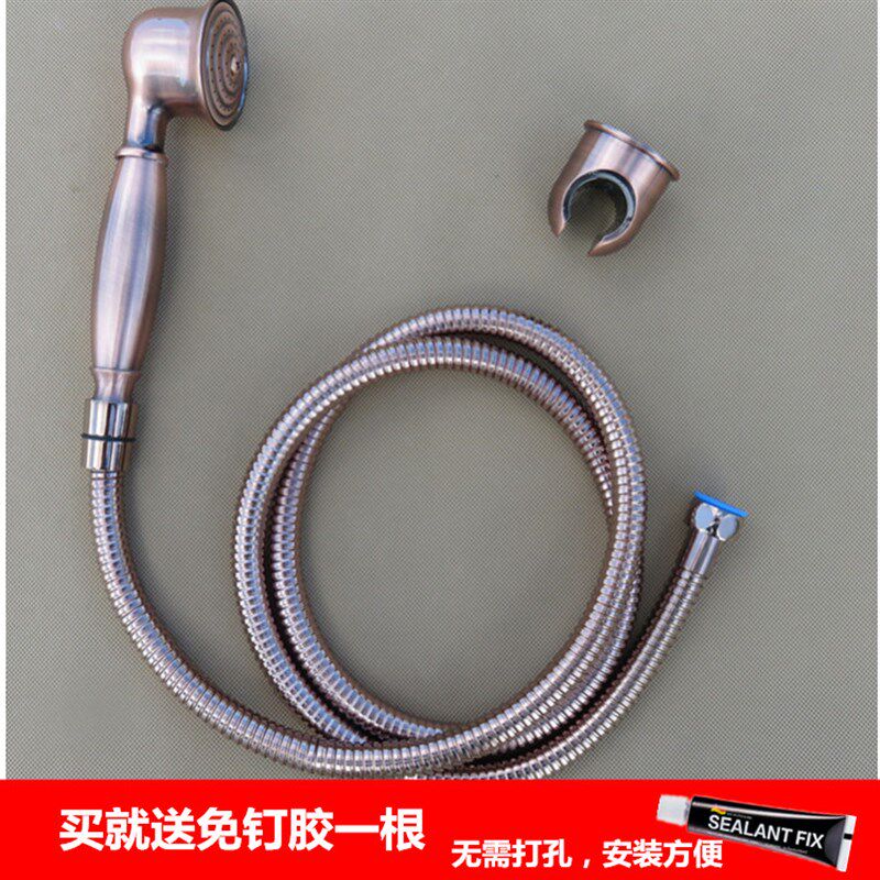 全铜古花洒复古欧式淋浴简易花洒套装 浴缸水龙头花洒套装