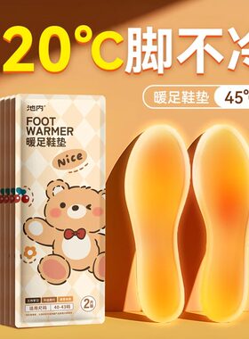 冬季发热鞋垫加热鞋垫免充电暖脚宝神器女士冬保暖足贴脚底加热