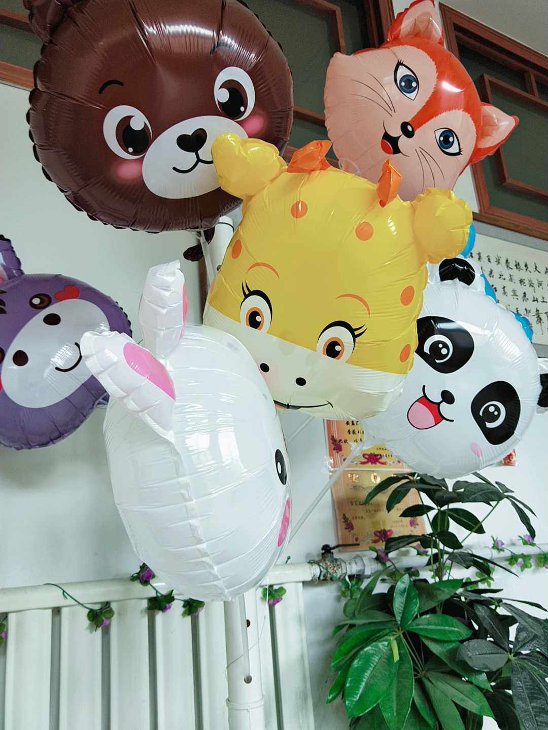 大号18寸儿童卡通可爱造型铝膜气球微商地推小礼品气球批多款邮
