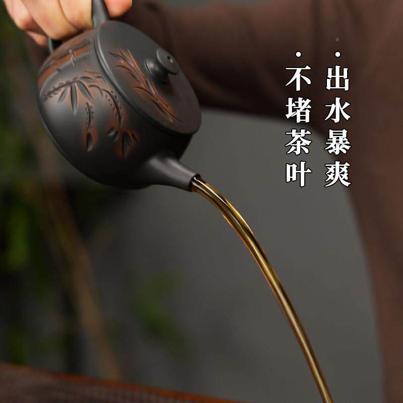 茶云南建档水紫陶套壶全大容量手工汉瓦家用高非紫砂功建水紫陶夫