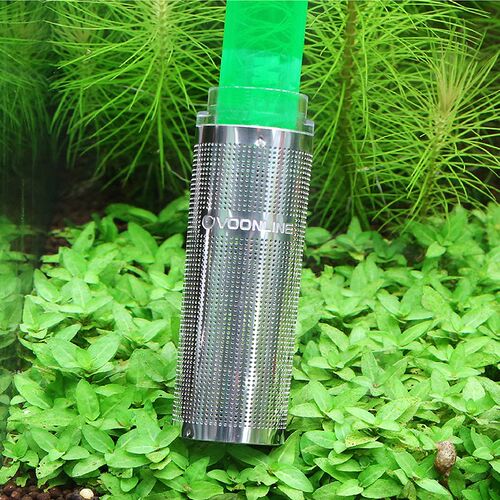 鱼缸过滤桶进水保护套过滤器入水花篮不锈钢水泵防吸小鱼小虾网罩