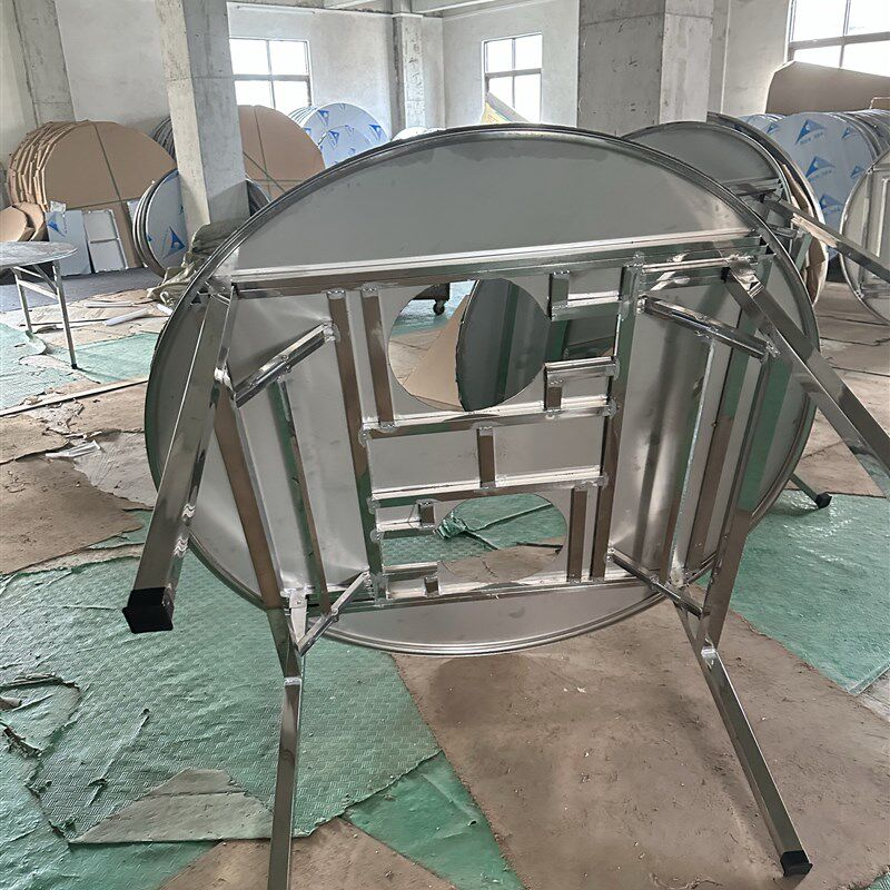 不锈钢折叠火锅桌配嵌入式双气瓶罐卡式炉商用大排档地摊火锅